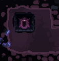 The cave in-game